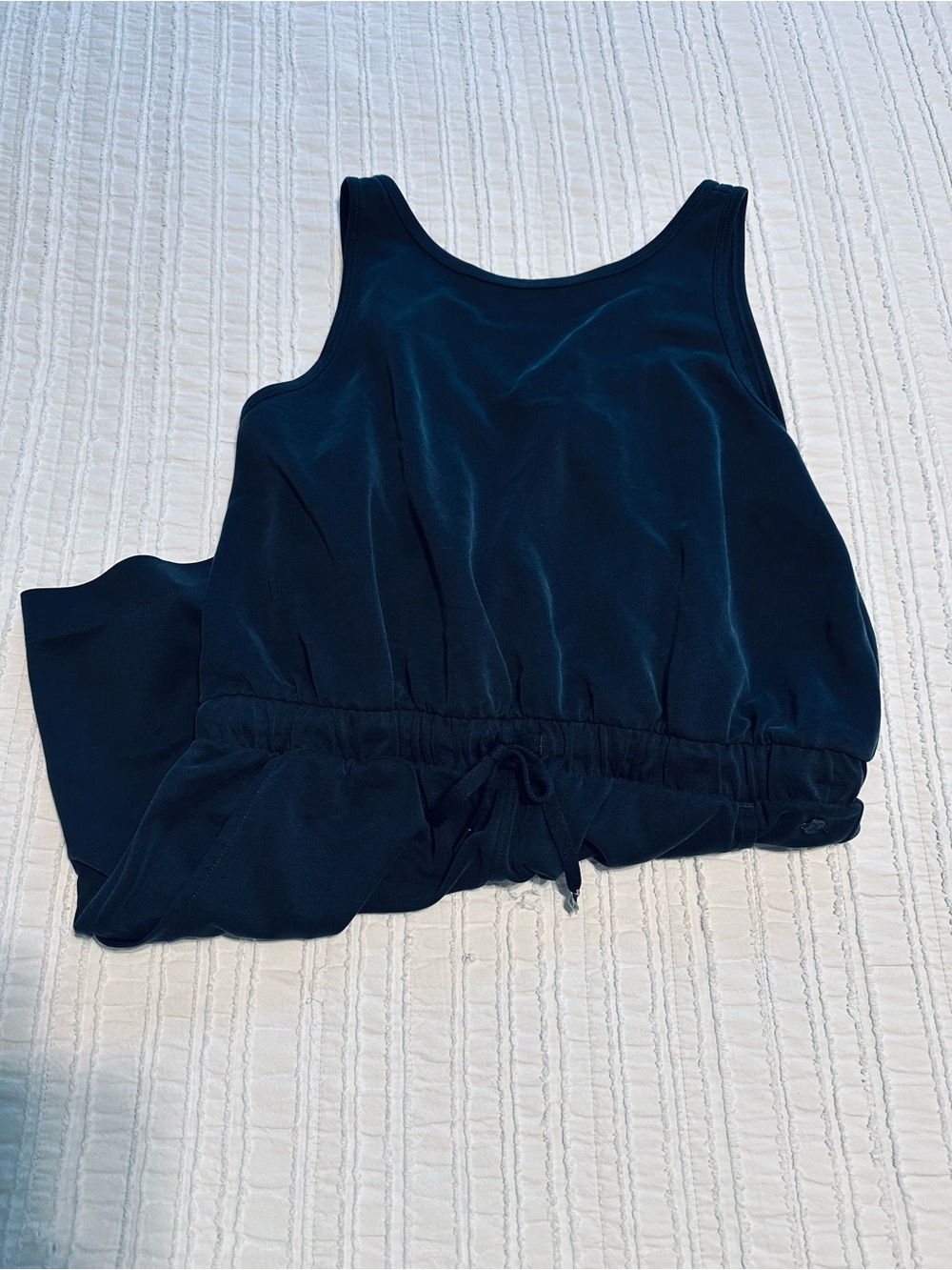 CALIA by Carrie Underwood Black Sleeveless Drawstring Romper Size Large - Picture 4 of 5